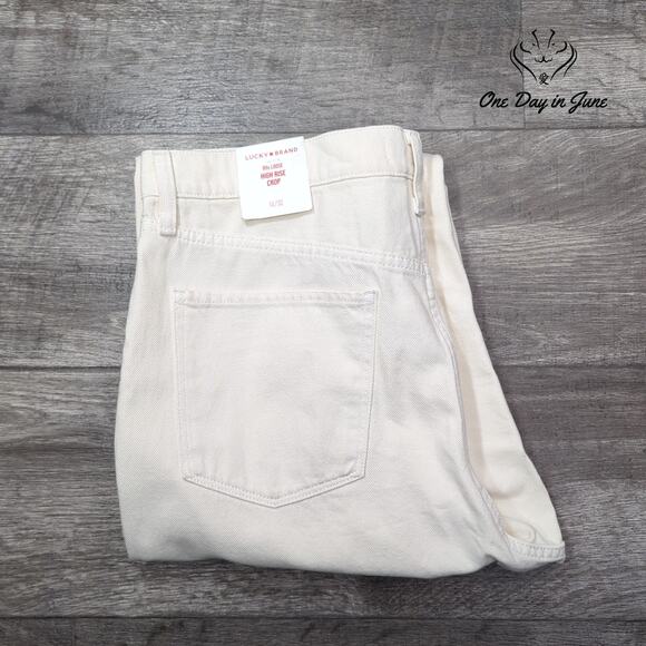 Lucky Brand 90s Loose High Rise Crop Jeans Size 14 - Picture 6 of 6